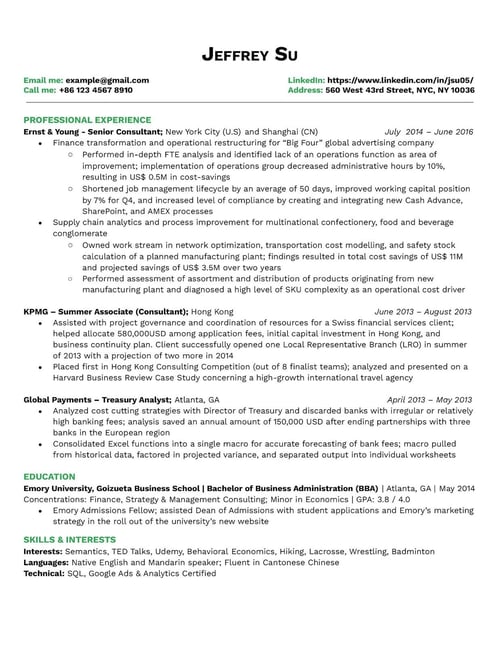 example-of-chronological-resume-Jeff